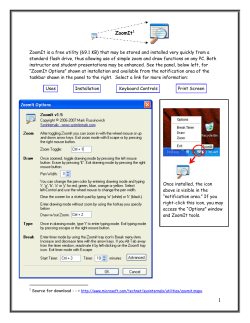 A Quick Guide to ZoomIt - Academic Computer Center