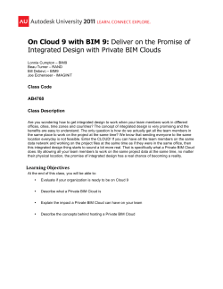 AB4768 - On Cloud 9 with BIM 9