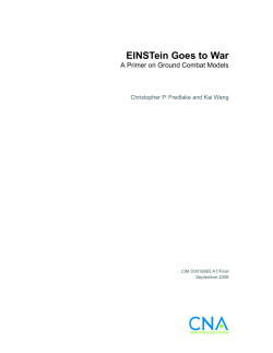 EINSTein Goes to War