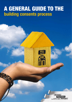 A General Guide to the Building Consents Process