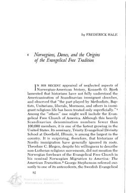 of the Evangelical Free Tradition - Norwegian