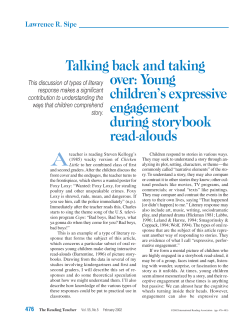 Talking back and taking over: Young children`s