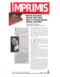 “Words That Hurt, Words That Heal: How to Choose Words Wisely