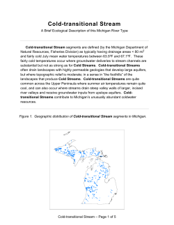 Cold-transitional Stream