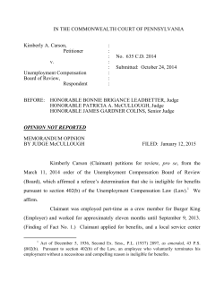 No. 635 CD 2014 v. - Pennsylvania Courts
