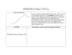 EXPOSITION in Chapter 1 of The Cay