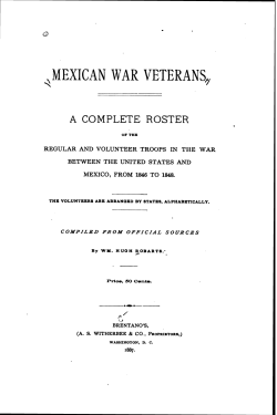Mexican War Veterans - LatinAmericanStudies.org