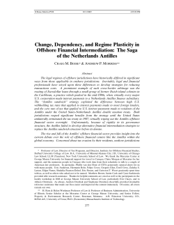 Change, Dependency, and Regime Plasticity in Offshore Financial