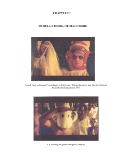 CONSTRUCTING THE SUBJECT : REWRITING SHAKESPEARE