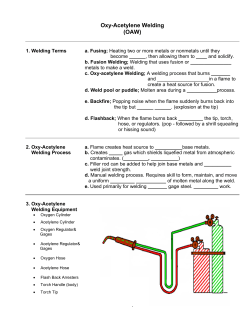 Oxy-Acetylene Welding (OAW)
