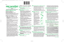 1 What the medicine is for 2 Before using this medicine 3 How and