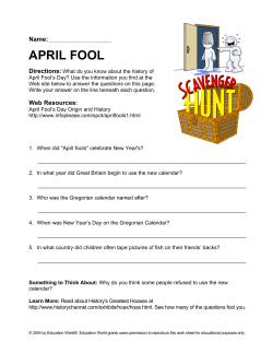 april fool - Education World