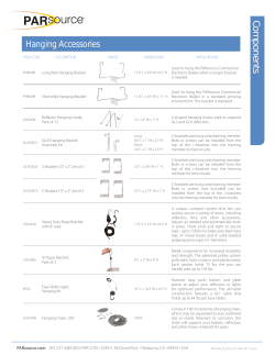 Learn about light hanging systems.
