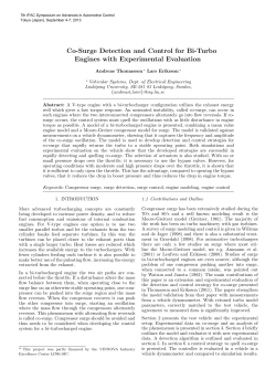 Co-Surge Detection and Control for Bi-Turbo Engines with