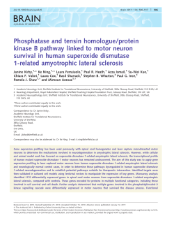 Phosphatase and tensin homologue/protein