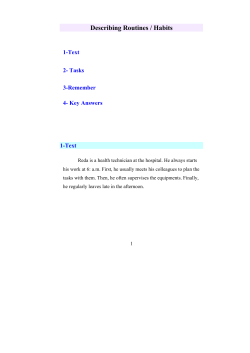 c- Speaking tastes &ndash; habits.