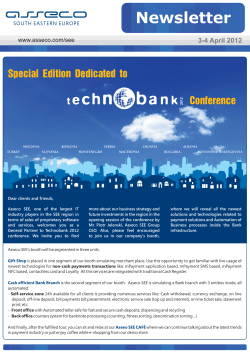 Newsletter Technobank 2012 Special Edition