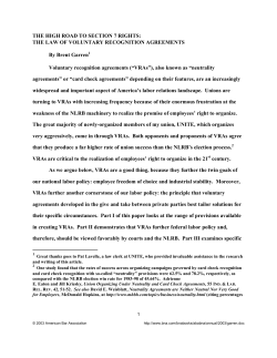The High Road to Section 7 Rights: The Law of Voluntary