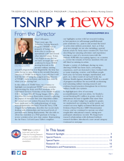 Spring/Summer 2016 - Uniformed Services University