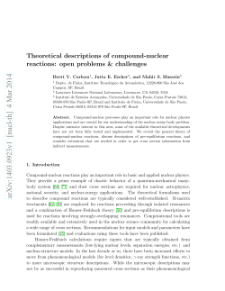 Theoretical descriptions of compound