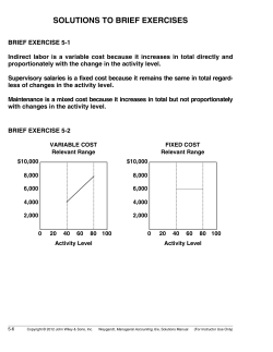 SOLUTIONS TO BRIEF EXERCISES