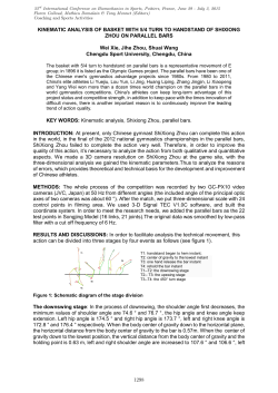 1298 KINEMATIC ANALYSIS OF BASKET WITH 5/4 TURN TO