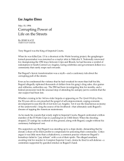 Corrupting Power of Life on the Streets