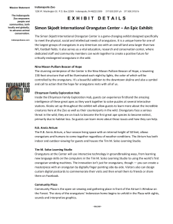 International Orangutan Center Exhibit Details
