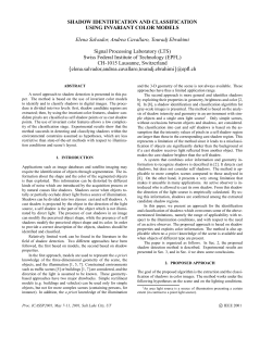 SHADOW IDENTIFICATION AND CLASSIFICATION USING