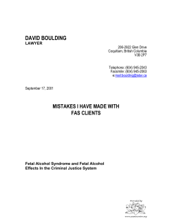 Mistakes I have Made with FAS Clients