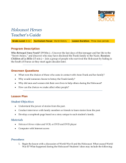 Holocaust Heroes - Discovery Education