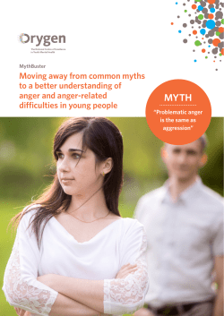 Moving from common myths to a better understanding of anger in