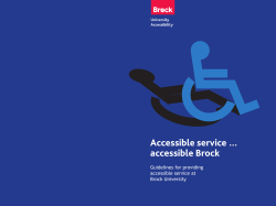 Accessible service