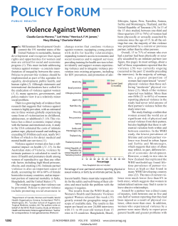 Study - World Health Organization