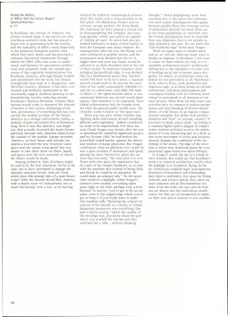 Flying the Bullet, or When Did the Future Begin? Sanford Kwinter p