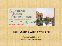 5x5: Sharing What`s Working