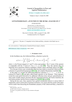 Littlewood-Paley $g $-Function in the Dunkl Analysis on $R^d$