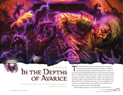 In the Depths of Avarice