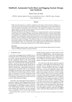 MaRSoft: Automated Yacht Mast and Rigging