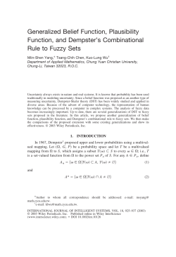 Generalized Belief Function, Plausibility Function, and Dempster`s