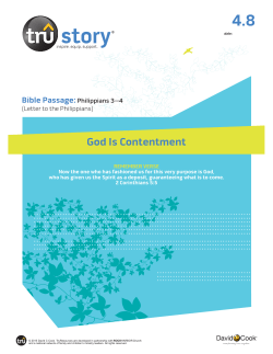 God Is Contentment - Plainfield Christian Church
