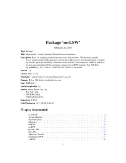 Package `mvLSW`