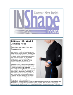 INShape 150 - Week 2 Jumping Rope