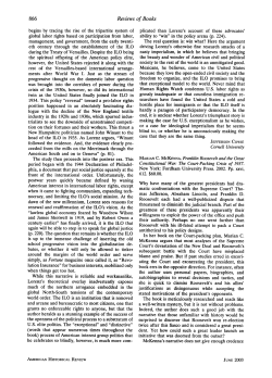 Marian C. McKenna. Franklin Roosevelt and the Great Constitutional