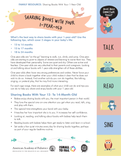 sharing books with your 1-year-old