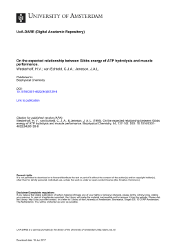 On the expected relationship between Gibbs energy of ATP