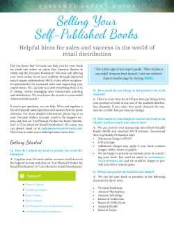 Selling Your Self-Published Books