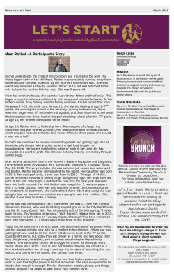 March 2016 Newsletter