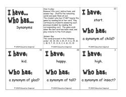 a synonym of child? - Education Inspired