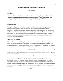 Wave Phenomena - University of Toronto Physics